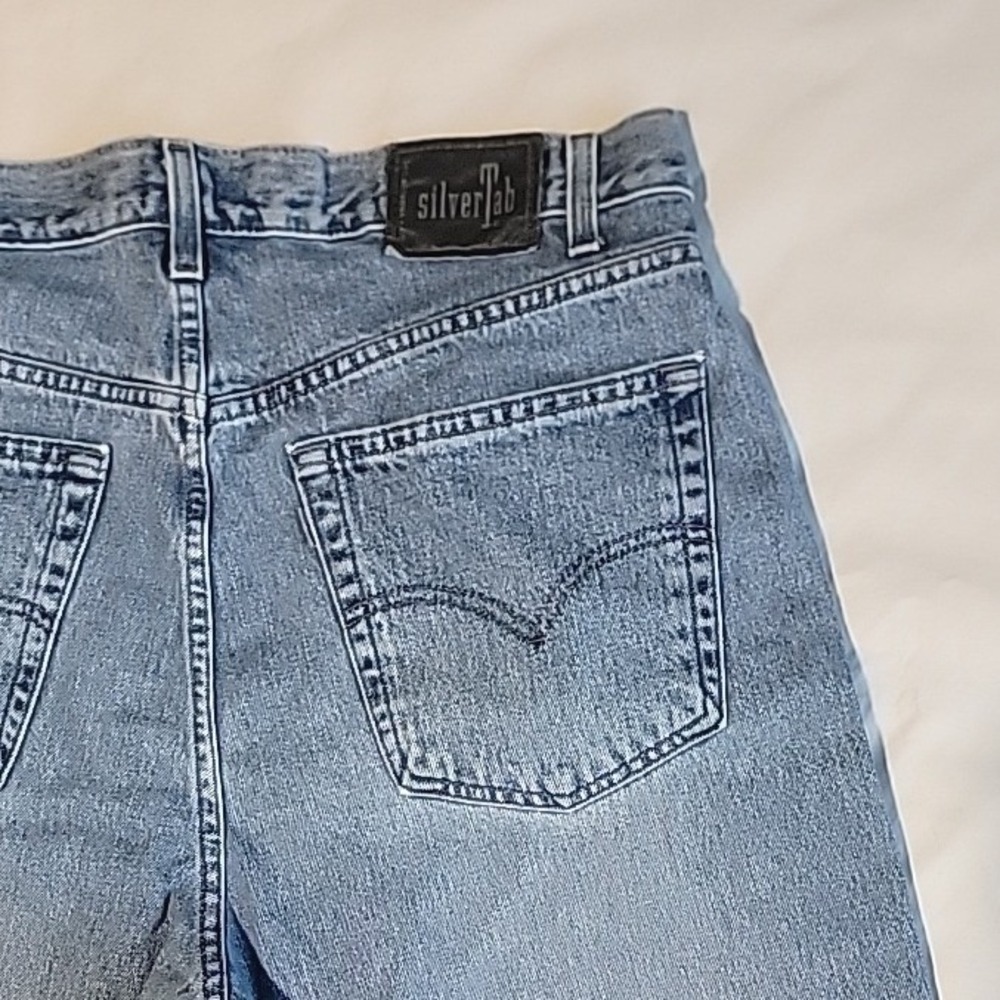 Arizona Jean Co Light Wash Straight Leg High Rise Denim Jeans Hemmed 37x28